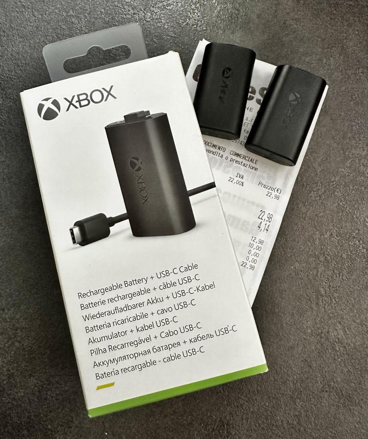 batterie ricaricabili controller xbox series / one